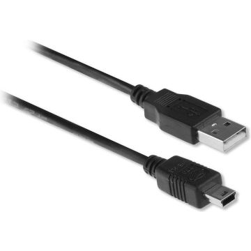 ACT USB 2.0 A naar USB mini B – Male to Male - 1,8 meter – AC3050