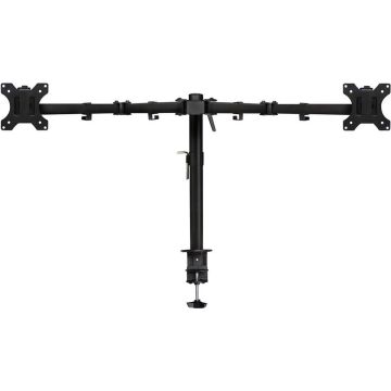 ACT Monitor arm – 10 tot 32 inch – Monitor beugel 2 schermen – Draaibaar, kantelbaar, zwenkbaar - AC8302