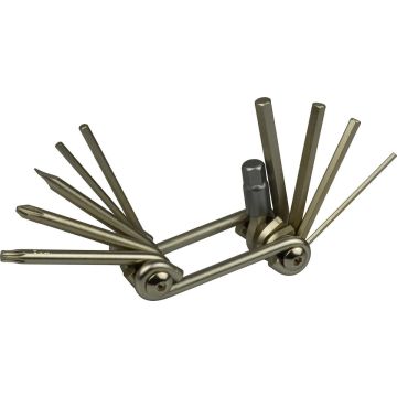 Vwp Multitool Bt08 10 Functies 7,5 Cm Zwart