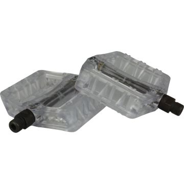 Vwp Platformpedaal Bmx Clear 9/16 Inch Transparant Per Set