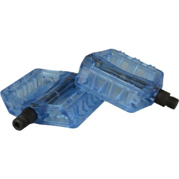 Vwp Bmx pedaal 9/16 inch clear blauw