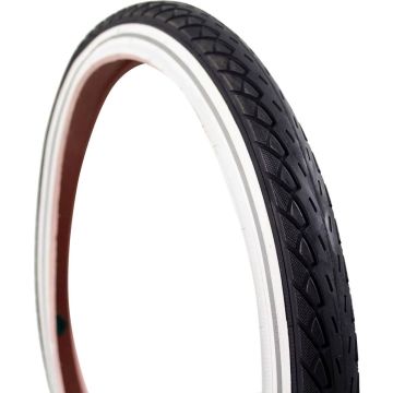 Deli Tire Buitenband SA-206 22 x 1.75 zw wit refl