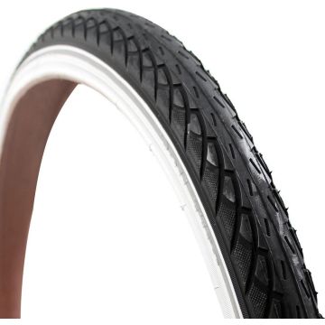 Deli Tire Buitenband SA-206 24 x 1.75 zw wit refl