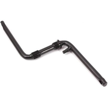 BMX one-piece crank 175mm zwart