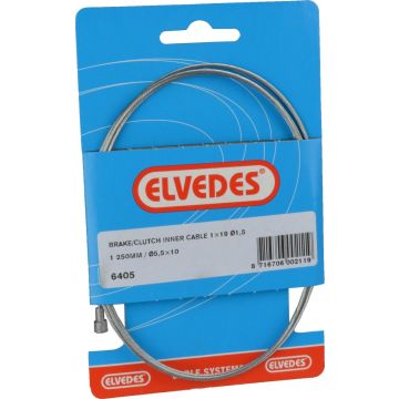 Elvedes Remkabel Binnen 6405 Universeel 1250 X 1,5 Mm Zilver