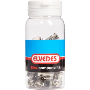 Elvedes Kabelstelbouten Rollerbrake Achter M6 Staal Zilver 15 Stuks