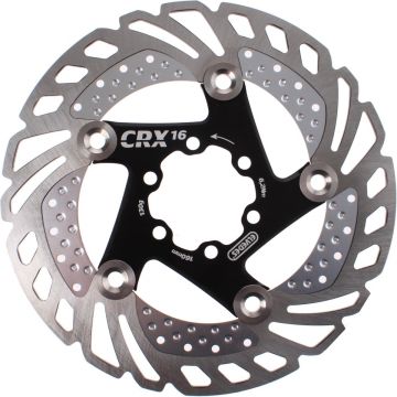 Elvedes Remschijf Crx16 160 Mm 6 Gaats Staal Zilver/zwart