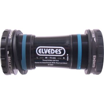 Elvedes Bottom Bracket Gxp Sram Kunststof/staal 68-73 Mm Zwart 24 Mm