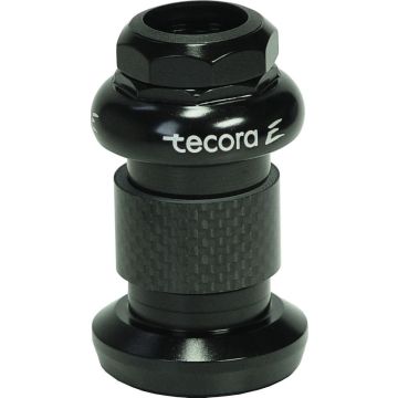 Tecora Balhoofdstel Ec30 Met Draad 1 Inch Aluminium Zwart