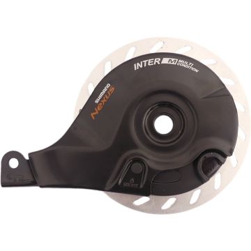 Rollerbrake achter Shimano Nexus BR-C3000-R 8,2mm 3/8 standaard remkracht - zwart