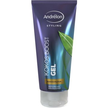 Andrélon Kokos Boost Styling Gel met Kokoswater - Tube 200 ml