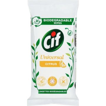 Cif Universal Allesreiniger Doekjes Citrus 36 stuks