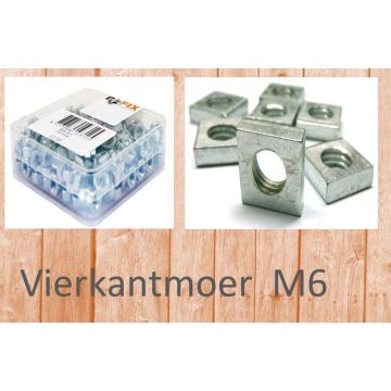 Bofix 222976 Vierkantmoer M6 p/100