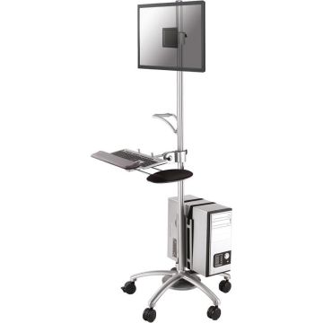 Neomounts by Newstar FPMA-MOBILE1800 werkstation - t/m 27" - Zilver