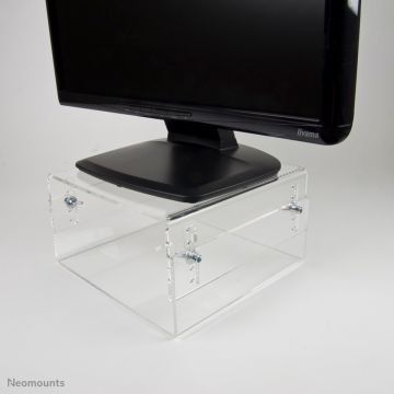 Neomounts by Newstar NSMONITOR40 monitor/laptop verhoger - Transparant