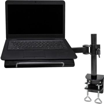 NewStar NOTEBOOK-D100 - Bureaumontage voor notebook (full-motion) - zwart - schermgrootte: 10-22