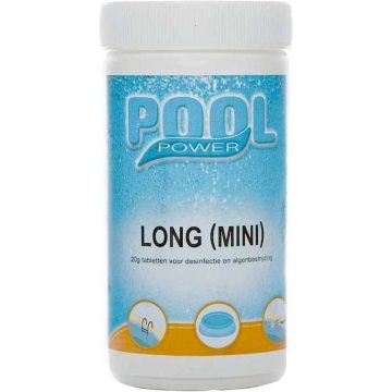 Pool Power Mini Flacon Desinfectie- en Anti-algmiddel voor Zwembaden - 1 kg (Chloor tabletten 90% actief chloor)