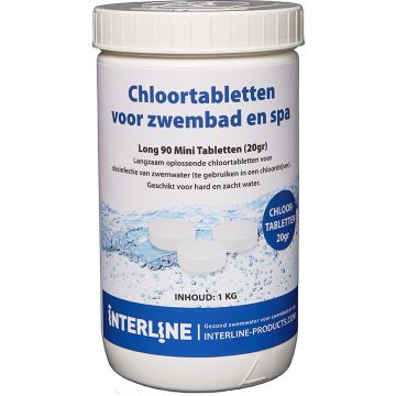 Interline Chloortabletten - 1 kg (20 Gram)