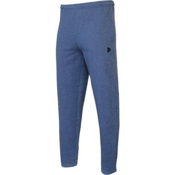 Donnay Joggingbroek rechte pijp dunne kwaliteit - Sportbroek - Heren - Dark Denim marl - maat S