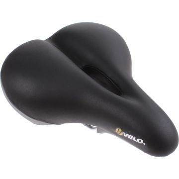 Meevormend Velo Zadel Tour Memory Foam Heren Zwart