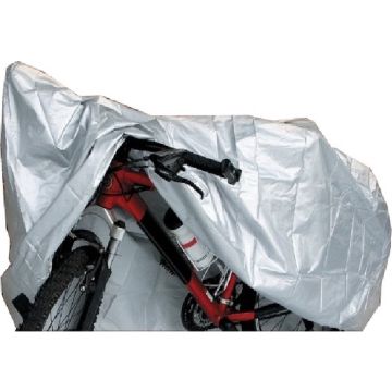 Mirage fietsbeschermhoes 170T polyester zilver