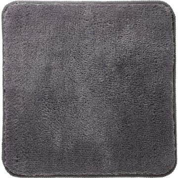 Sealskin Angora - Badmat 60x60 cm - Polyester - Donkergrijs