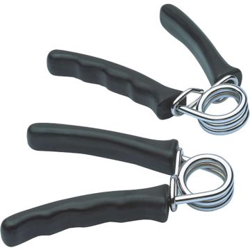 Tunturi Knijphalters - Handtrainer- 2 Stuks - Zwart