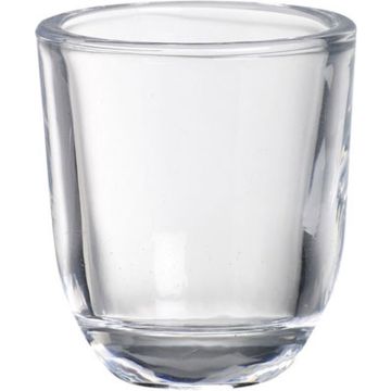 Bolsius Kandelaar Houder glas voor votive rond 65/58 Transparent (per 6 stuks)