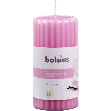 Bolsius Geurkaars True Scents Magnolia 12 Cm Wax Roze