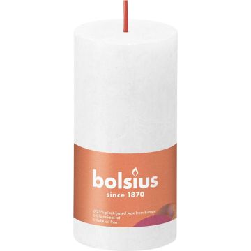 Bolsius Stompkaars Cloudy White Ø50 mm - Hoogte 10 cm - Wit - 30 branduren