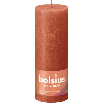 Bolsius Stompkaars Earthy Orange Ø68 mm - Hoogte 19 cm - Oranje - 85 branduren