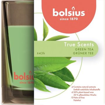 Bolsius - Geurglas 95/95 True Scents Green Tea