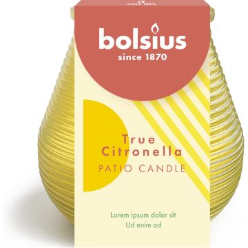 Bolsius - Patiolight - True - Citronella - Geel