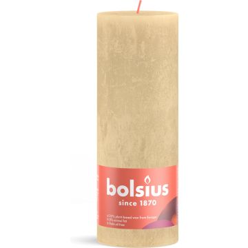 Bolsius Stompkaars Rustiek Oat Beige - 19 cm / ø 7 cm