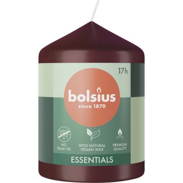 Bolsius Essentials Stompkaars 80/58 Velvet Red