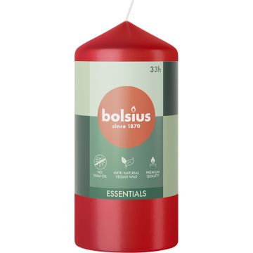 Bolsius Essentials Stompkaars 120/58 Delicate Red