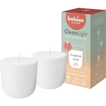 Bolsius Geur Navulling Clean Light Bergamot / Neroli