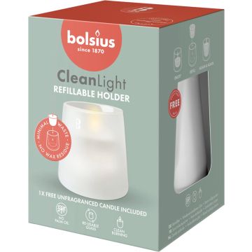 Bolsius Clean Light Refillable Holder Zero 1ST