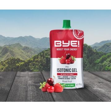 BYE! Pro Isotonic Gel 70 gram - rood fruit (doos a 12 stuks)