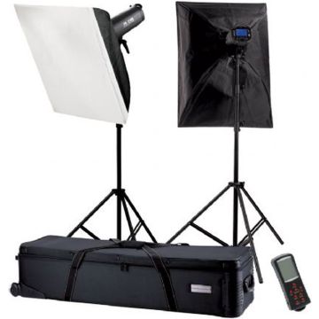 Falcon Eyes Studioflitsset TFK-2400L met LCD Scherm