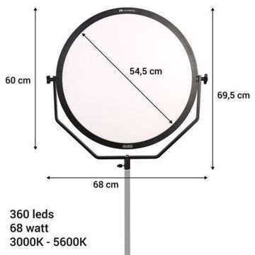 Falcon Eyes Bi-Color LED Lamp Sophiez SO-68TD op 230V