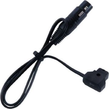 Rolux 4-pins XLR Female plug met Male D-Tap RL-C3