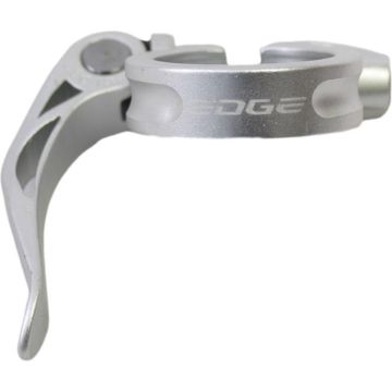 Zadelpenklem Edge ø34.9 aluminium met snelspanner - zilver