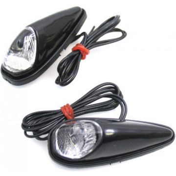 Lamp led set plak lamp Wit/ huis Zwart