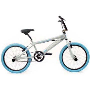 Freestyle-BMX 20" Royal-Bugatti lichtblauw/grijs met blauwe banden