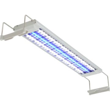 vidaXL Aquarium LED-lamp 50-60 cm aluminium IP67