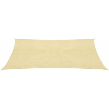 vidaXL Zonnescherm HDPE vierkant 2x2 m beige