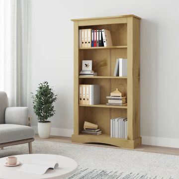 vidaXL Boekenkast grenenhout met 4 planken Corona-stijl 81x29x150 cm