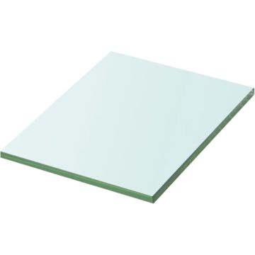 vidaXL Wandschap transparant 20x15 cm glas