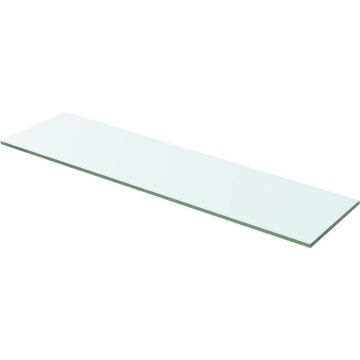 vidaXL Wandschap transparant 60x12 cm glas